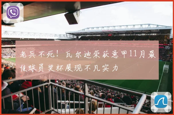 老兵不死！瓦尔迪荣获意甲11月最佳球员奖杯展现不凡实力